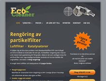 Tablet Screenshot of ecocleaner.se
